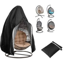 Toolive - Housse de Chaise Suspendue de Patio - Housse de Chaise de d'oscillation d'oeufs avec la tirette, Protecteur de Meubles de Jardin Résistant