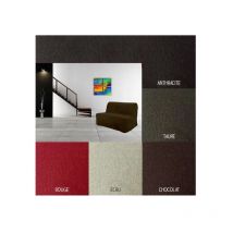 Promo Linge - Housse de clic clac / Bz - Différents coloris - Taupe - 200 x 190 cm .