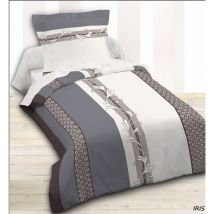 Housse de couette 1 place 140 x 200 cm coton 42 Fils - Iris