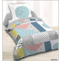 Housse de couette 1 place 140 x 200 cm Microfibres - Paster