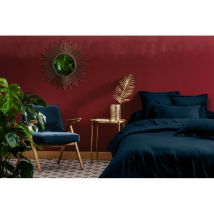 Univers D Cor - Housse de couette 100% Satin de coton Peigné / 80 fils /cm² - 260 x 240 cm - Océan