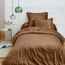 Housse de couette 140 x 200 cm 'Prémium' pour lit 1 place - Prémium Taupe