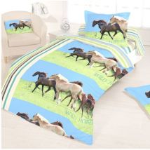 Housse de couette 140x200 chiel + 1 taie