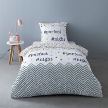 Housse de couette 140x200 Perfect Night + 1 taie
