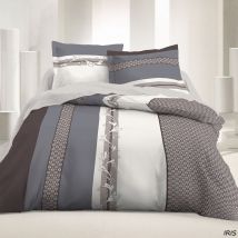 Housse de couette 2 places 220 x 240 cm coton 42 Fils - Iris