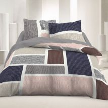 Housse de couette 2 places 220 x 240 cm coton 42 Fils - Patch