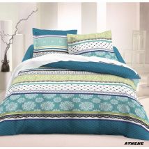 Housse de couette 2 places 220 x 240 cm Microfibres - Athene