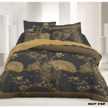 Housse de couette 2 places 220 x 240 cm Microfibres - Nuit D'or