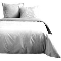 Housse de couette 200 x 200 cm uni Blanc