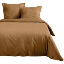 Housse de couette 200 x 200 cm uni Curry