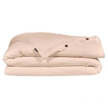 Housse de couette gaze de coton double 220 x 240 cm rose - pepa 3