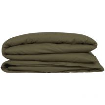 Housse de couette 220 x 240 cm uni couleur moderne Kaki