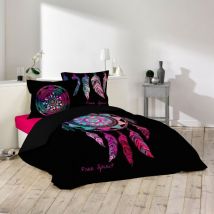 Housse de couette 220x240 Porte Bonheur 100% coton