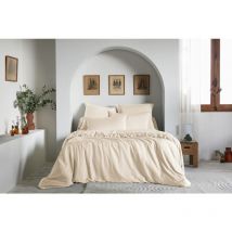Housse de Couette 240 x 220 cm - Satin d'Eucalyptus Uni Lysandre Pampa