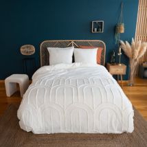 Housse de couette 240x220 + 2 taies FAR en coton lavé