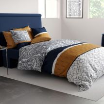 Housse de couette 240x220 Dakota + 2 taies coton 57 fils