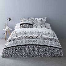 Housse De Couette 240x220 Gisele + 2 Taies 100% Coton