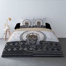 Housse de couette 240x220 MASQUE + 2 taies 100% coton