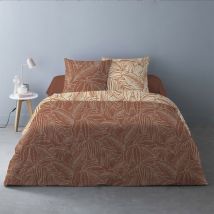 Housse de couette 240x220 Monti orange + 2 taies