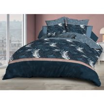 Housse de couette 240x260 + 2 taies - Microfibre - Romy