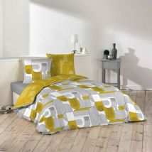 Housse de couette 240x260 + 2 taies Sotchi microfibre
