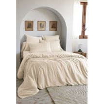 L'effet Papillon - Housse de Couette 260 x 240 cm – Lyocell Uni Lysandre Pampa