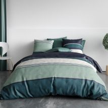 Housse de couette 260x240 antika + 2 taies coton 57 fils