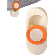 Housse de couette 4 pièces Poignées de couette Cadre de lit robuste, épingles