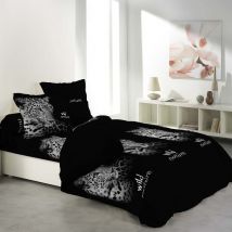 Housse de couette 6 pieces Leopard 240x220cm