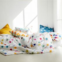 Housse de couette Confetti 220x220 cm (Lit 135/140)