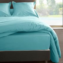 Housse de couette Lagon en percale de coton 80 fils 140x200 cm
