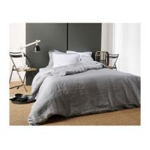 Linder - Housse de couette Drap De Lin - 140x200cm - Gris anthracite