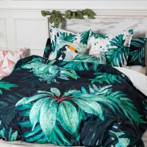 Housse de couette Ebène 220x220 cm (Lit 135/140)