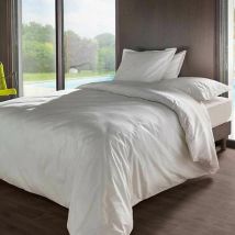 Housse de couette Neige en percale 260 x 240 cm