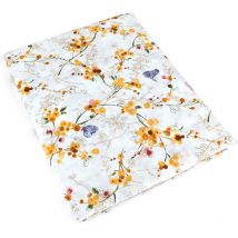 Housse de couette enfant papillons Moutarde 200x200 cm