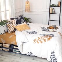 Fijalo - Housse de couette Feuillage 180x220 cm (Lit 105)