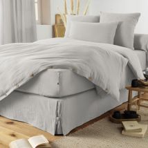 Housse de couette 'Gaïa' toutes dimensions 'Gaze de Coton' - Couleur: Gaïa Nuage - Taille de housse de couette: Housse de couette 240 x 220 cm