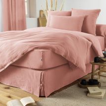 Housse de couette 'Gaïa' toutes dimensions 'Gaze de Coton' - Couleur: Gaïa Rose Pêche - Taille de housse de couette: Housse de couette 240 x 220 cm