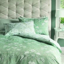 Laura Ashley - Housse de couette Parterre Sage 200 x 200cm Vert sauge doux