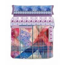 Enveloppe de couette lois java p. mauve 144 fils 150 x 230 cm