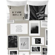 Enveloppe de couette naturals matt bed of 180/190 260 x 220 cm