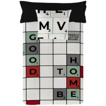 Enveloppe de couette naturals scrabble bed de 180/190 260 x 220 cm