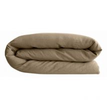 Housse de couette Palace 100% coton teint lavé Vent Du Sud Palace Camel - Housse de couette 140 x 200 cm