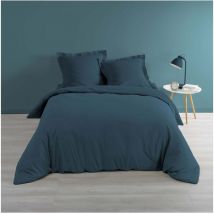 Housse de couette Percale 240 x 220 cm Percalines Bleu