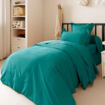 Housse de couette percale de coton peigné 'Julian' toutes dimensions Coton Pur Julian Paon - Housse de couette 140 x 200 cm