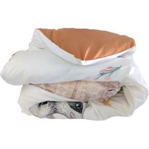 Housse de couette percale de coton tipi 200x200 cm