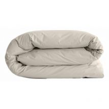 Housse de couette Manoir percale pur coton peigné longues fibres 80 fils/cm² Vent du sud - Ivoire - Housse de couette 140 x 200 cm