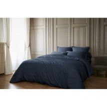 Housse de couette 'Salomé' Viscose de bambou 120 fils/cm² - Couleur: Salomé Minuit - Taille de housse de couette: Housse de couette 260 x 240 cm