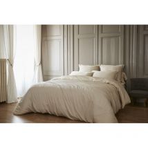 Housse de couette 'Salomé' Viscose de bambou 120 fils/cm² - Couleur: Salomé Pampa - Taille de housse de couette: Housse de couette 260 x 240 cm