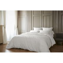 Housse de couette 'Salomé' Viscose de bambou 120 fils/cm² - Couleur: Salomé Chantilly - Taille de housse de couette: Housse de couette 260 x 240 cm